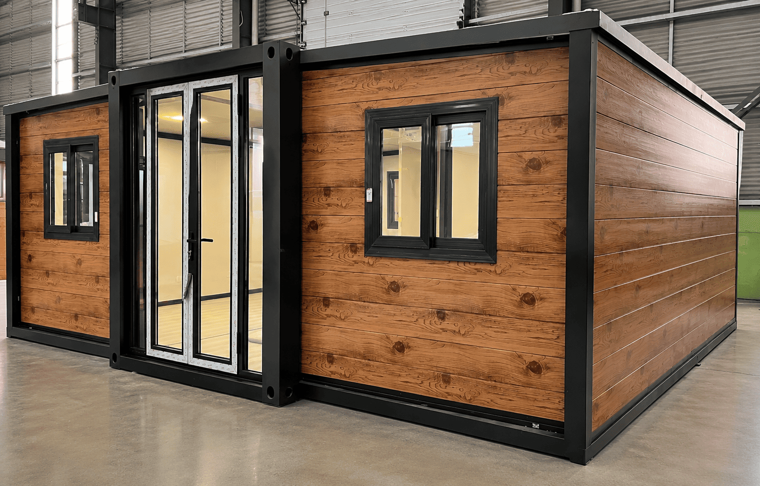 Casa container espandibile da 20 piedi Casa Box | 2 camere da letto completamente attrezzate