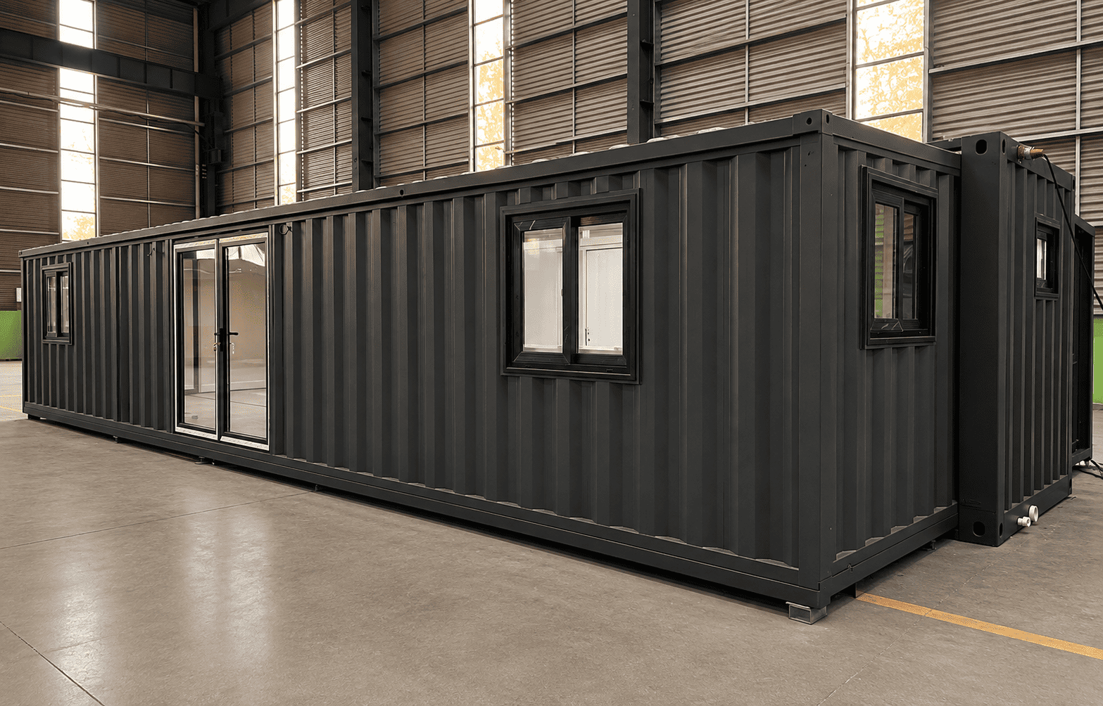 Casa Box contenitore espandibile da 40 piedi | Ufficio robusto in cantiere con cabina in cartone ondulato per carichi pesanti