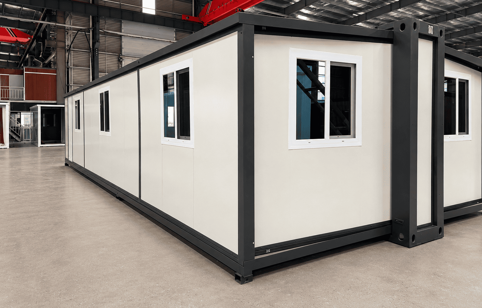 Casa Box 40ft F700 Casa container espandibile | Clinica modulare bianca pulita