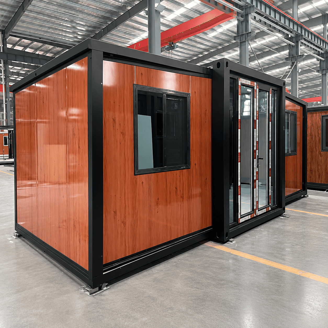 Casa container espandibile da 10 piedi Casa Box | Prefabbricati personalizzati in legno e vetro