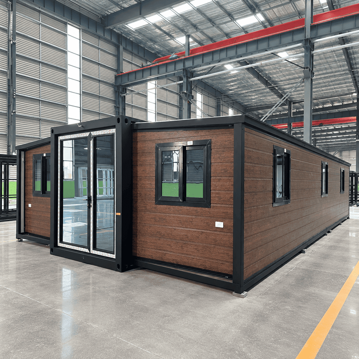 Casa container espandibile Casa Box da 40 piedi | Spaziosa fattoria moderna